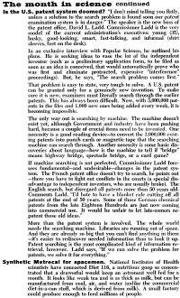 Is the U.S. Patent System Doomed?, August 1961 Popular Science - RF Cafe