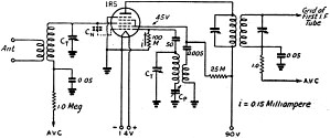 RF Cafe - The 1R5 converter circuit, Practical Design of Mixer and Converter Circuits, Feb 1941 QST