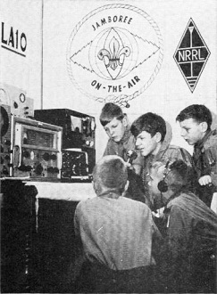 Scouts operate at LA1O, Oslo Technical School, Norway - RF Cafe