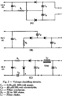 Voltage-doubling circuits - RF Cafe