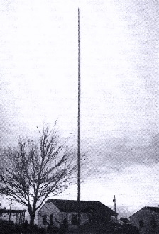 Vertical antenna at W5CSU - RF Cafe
