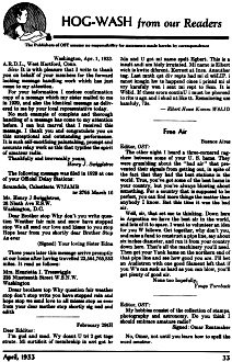 Hog-Wash from Our Readers, April 1933 QST - RF Cafe