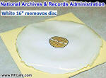 16" Memovox disc (National Archives) - RF Cafe