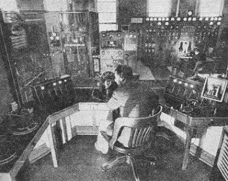 Control room at the transmitter of KDKA - RF Cafe
