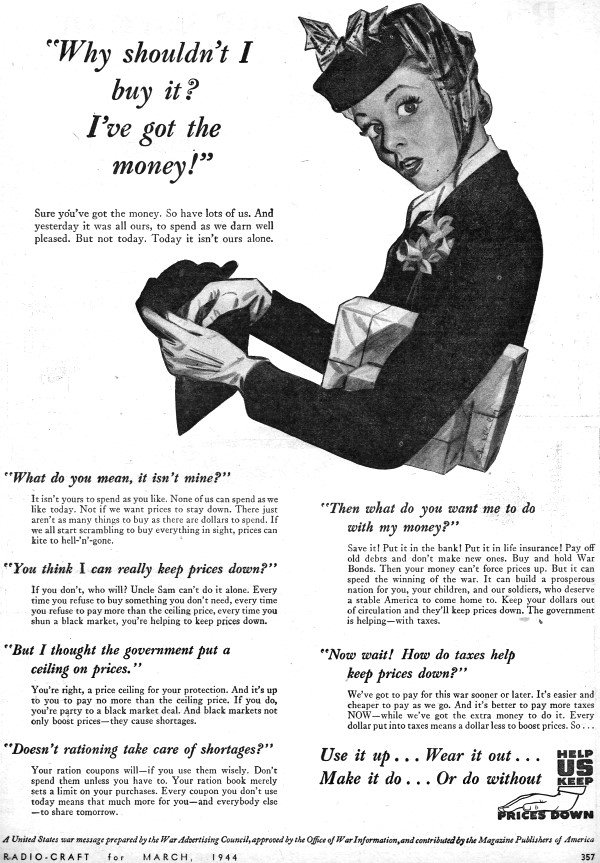 Use it up, Wear it out, Make it do, Or do without, March 1944 Radio ...