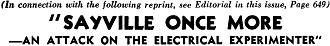 "Sayville Once More", May 1941 Radio-Craft - RF Cafe