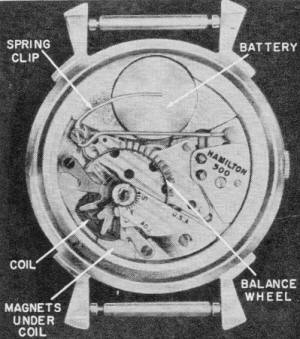 Electric Wristwatch, February 1958 Radio Electronics - RF Cafe