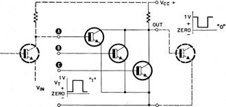 A logic 1 (positive) input to this DCTL NOR gate - RF Cafe