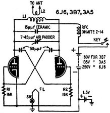 Schematic of the transmitter - RF Cafe