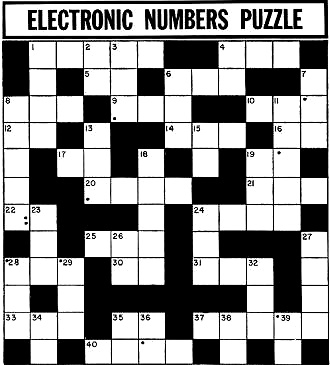 Electronic Numbers Puzzle, May 1961 Radio-Electronics - RF Cafe