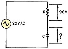Sum is greater than the whole when ac is applied across a series R-C network - RF Cafe
