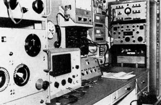 Control desk of ground station - RF Cafe