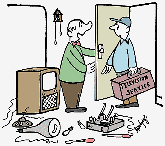 TV repairman - RF Cafe