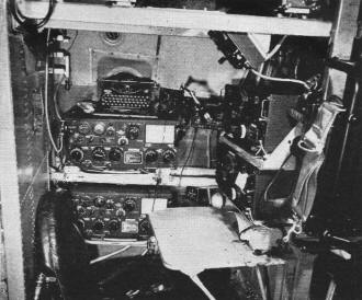 The radio operator's station in a Douglas DC-4 - RF Cafe