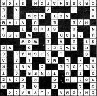 Circuitry Crossword Solurion, August 1958 Radio News