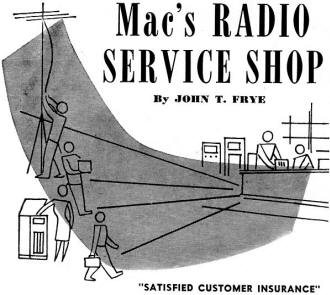 Mac's Radio Service Shop: Satisfied Customer Insurance, May 1952 Radio & Television News - RF Cafe