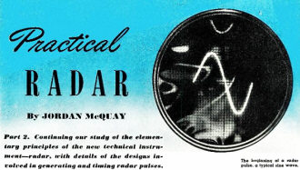 Practical Radar (part 2), July 1945 Radio News - RF Cafe