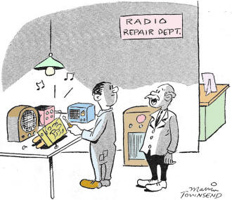 not many employers would let you listen to the radio while you work - RF Cafe