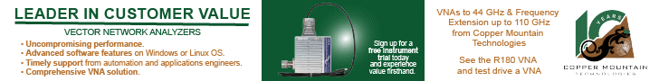 Copper Mountain Technologies (VNA) - RF Cafe