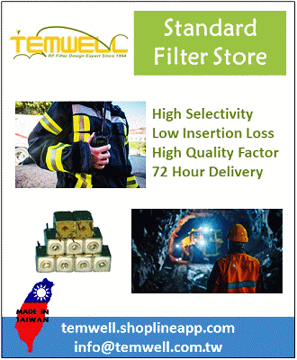 Temwell Corporation Filters - RF Cafe