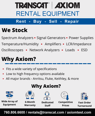 Transcat | Axiom Rental Equipment (buy, rent, lease) - RF Cafe