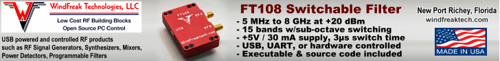 Windfreak Technologies Switchable Filterss - RF Cafe
